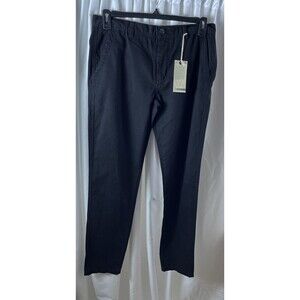 21 Men Black Pants Women’s Long Woven Size 32 Preppy Whimsigoth Casual